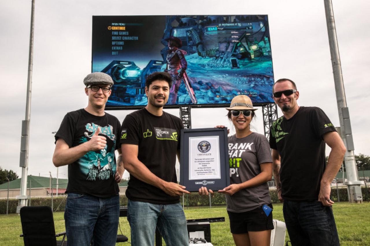 [19/09/2014] Weltrekord: Nvidia lässt Spieler auf 12 Millionen USD teuren 4k-Display zocken