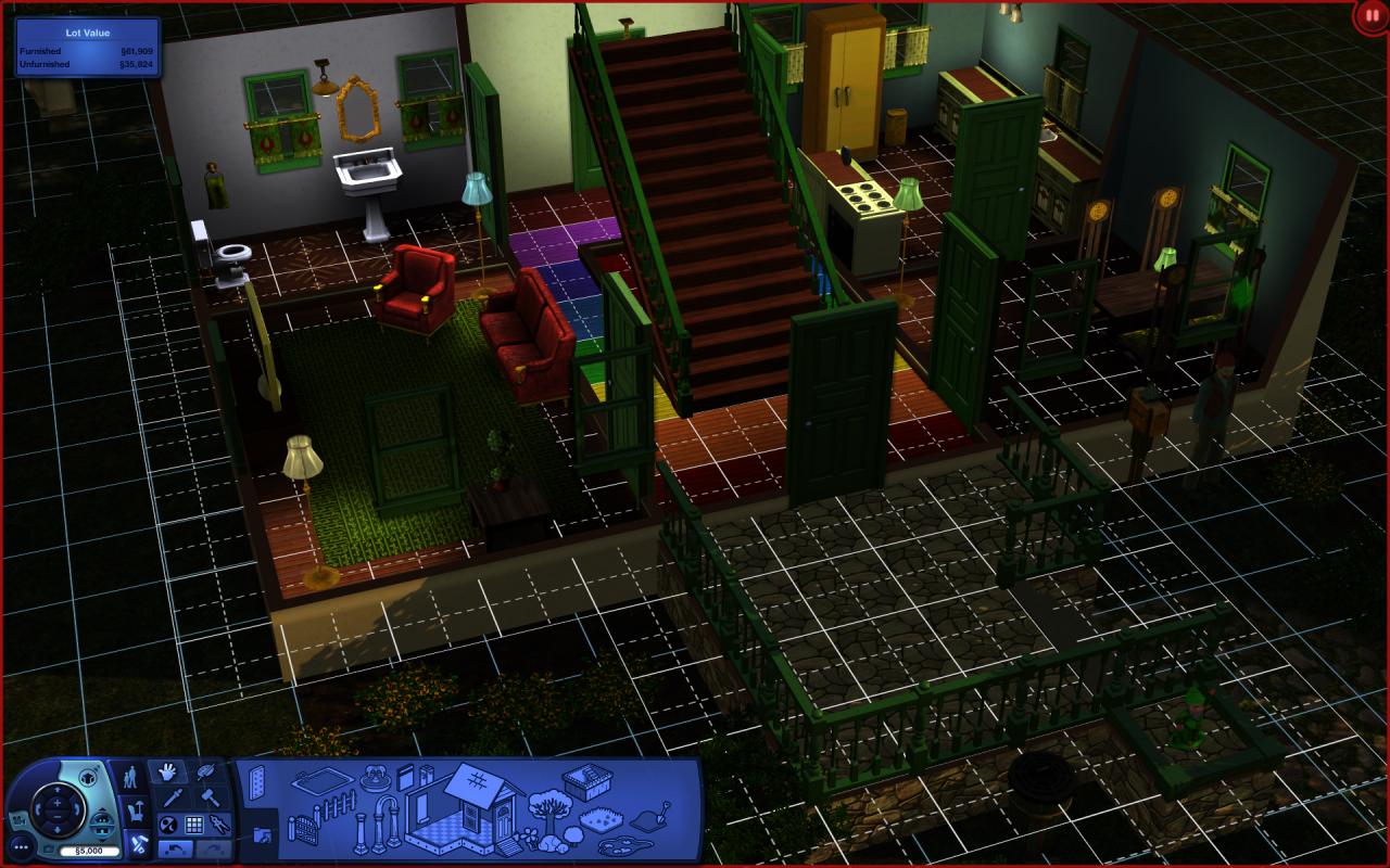 [08/09/2014] Der Baumodus von Sims 3 bietet jede Menge Funktionen, ist dadurch aber auch ein wenig schwerfällig.