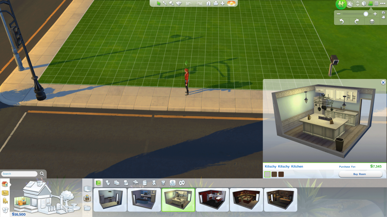 [08/09/2014] Bei Sims 4 kann man komplette Räume inklusive Möbel aneinanderbauen und...