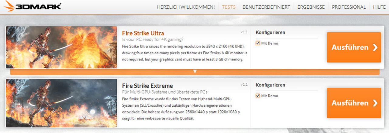 [16/10/2014] 3DMark Fire Strike jetzt in Ultra-HD