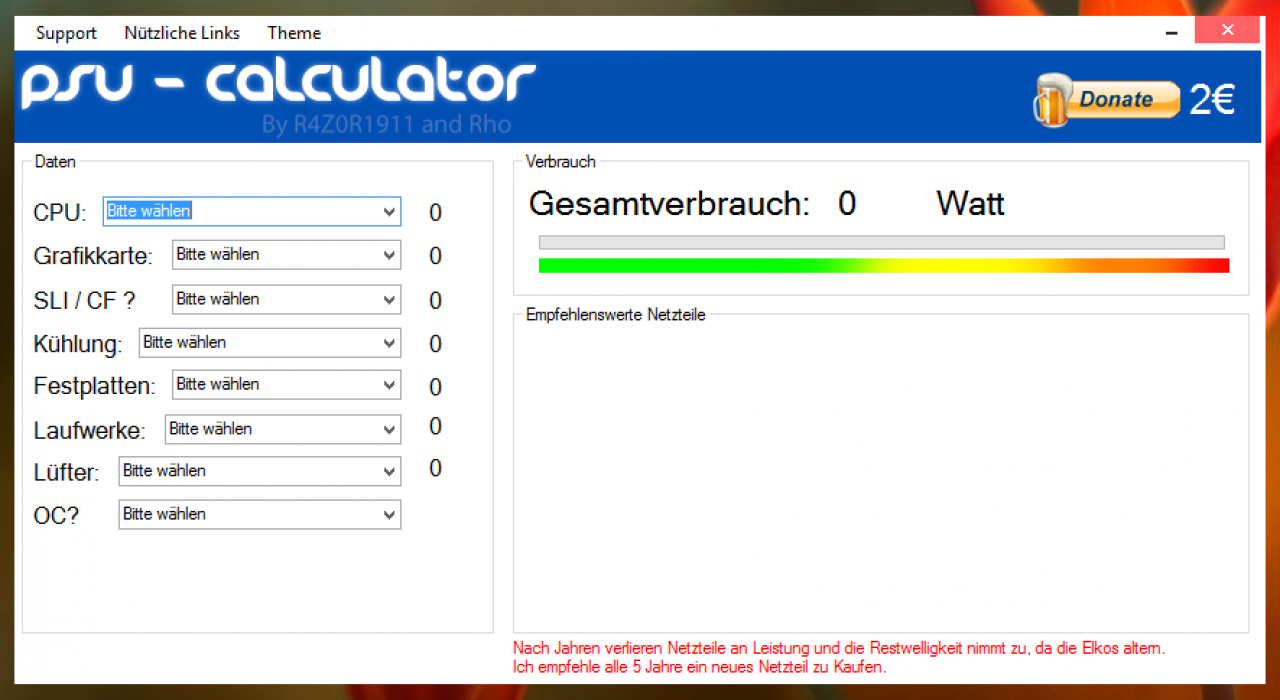 [02/10/2014] PSU-Calculator