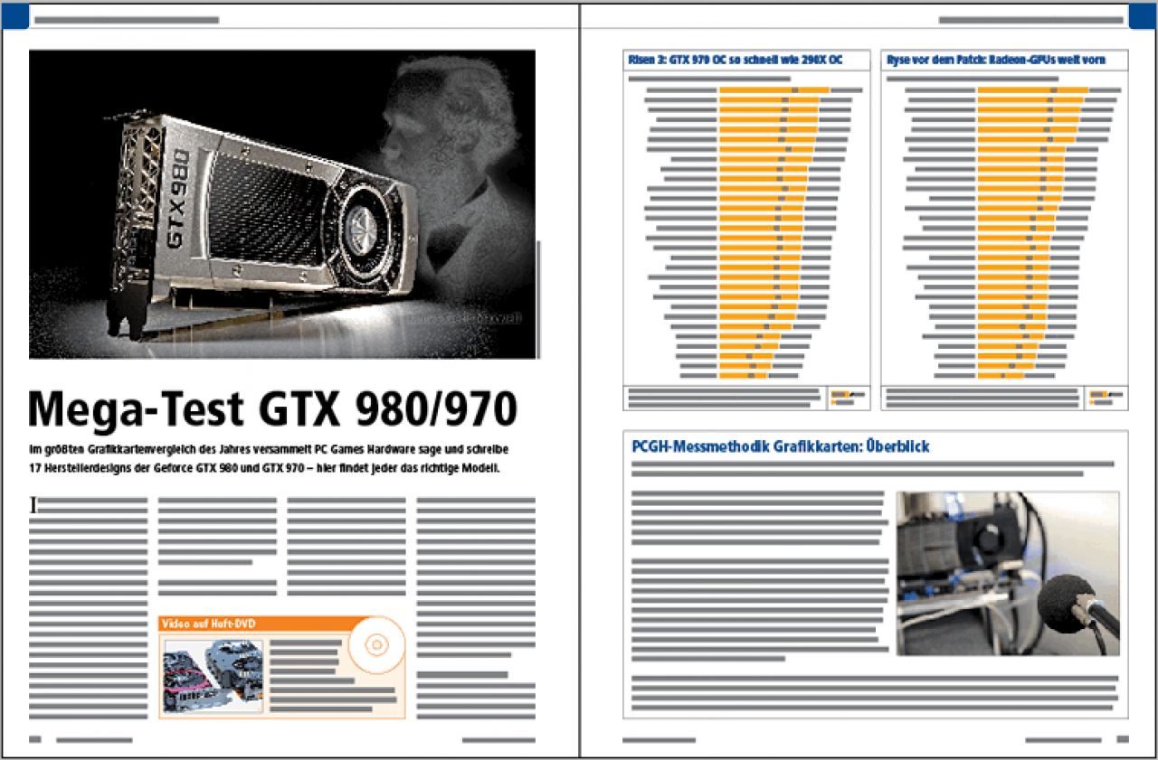 [28/10/2014] Marktübersicht 17 Grafikkarten GTX 970 / GTX 980 (PCGH 12/2014)