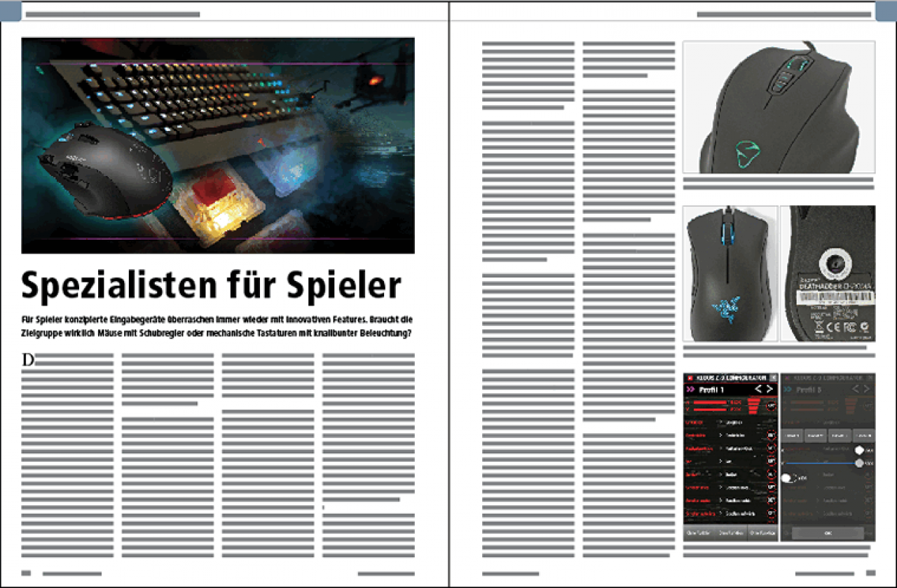 [28/10/2014] Marktübersicht Mäuse und Tastaturen (PCGH 12/2014)