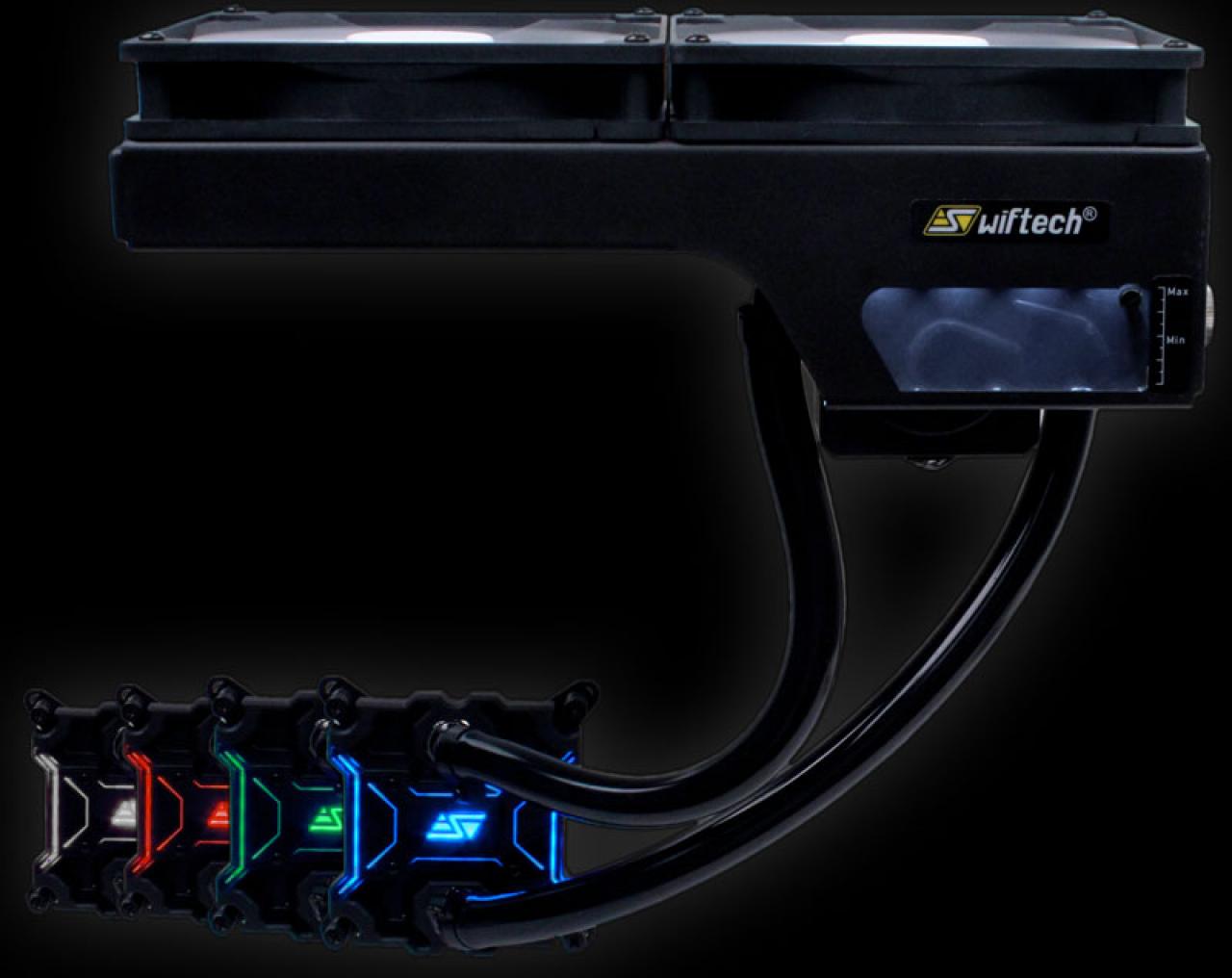 [02/10/2014] Swiftech H240-X angekündigt: Erweiterbare AiO-Wasserkühlung für 150 US-Dollar