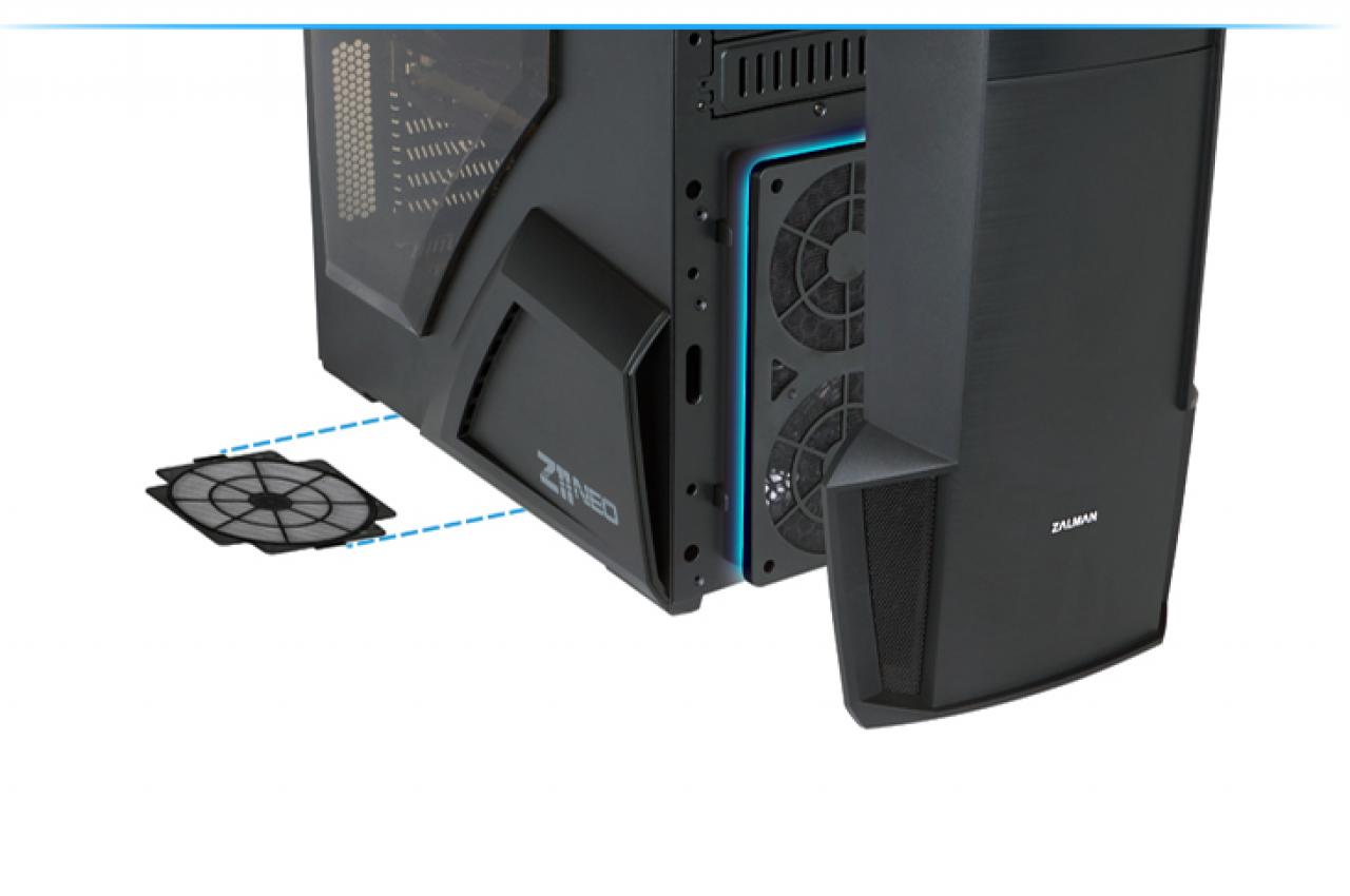 [30/10/2014] Zalman Z11 Neo: Kunststoffarmada in Aluminiumoptik (3)