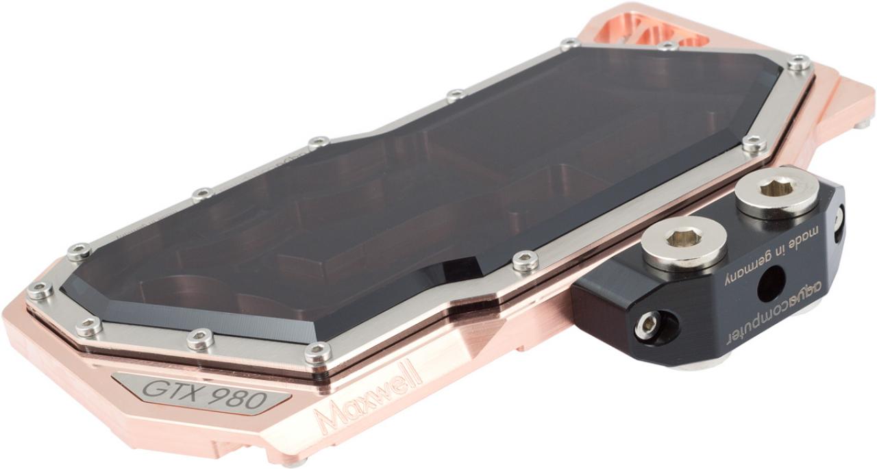[09/10/2014] Wasserkühlung für Geforce GTX 980: Aqua Computer präsentiert Kyrographics Full Cover-Kühlblock (2)