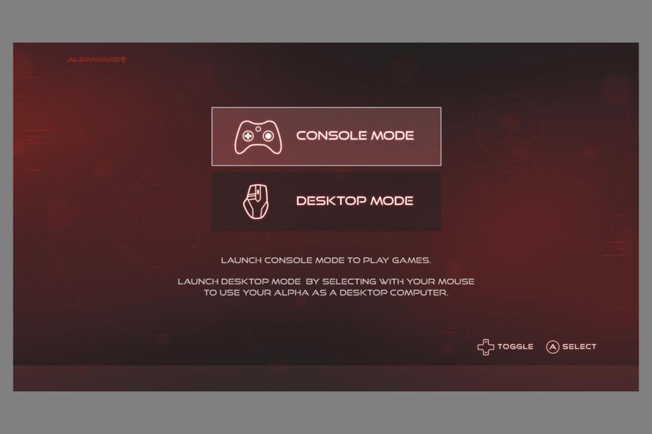 [21/11/2014] Alienware Alpha: Benuteroberfläche (1)