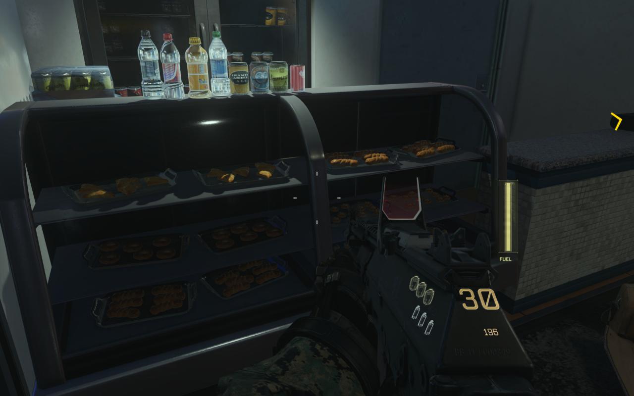 [03/11/2014] Call of Duty: Advanced Warfare - Schöne und aufwendig gestaltete Verzierungen lockern das schlauchige Leveldesign angenehm auf.