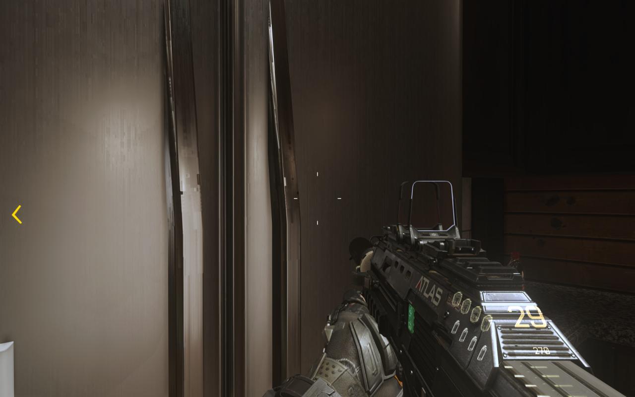 [03/11/2014] Call of Duty: Advanced Warfare - Dieser virtuelle Kühlschrank aus gebürstetem Aluminium wird von Kompressionsartefakten geplagt.
