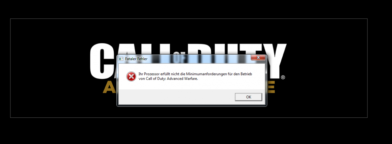 [05/11/2014] CoD AW mit Dualcore-CPU: Hier kommt garantiert kein Spaß auf