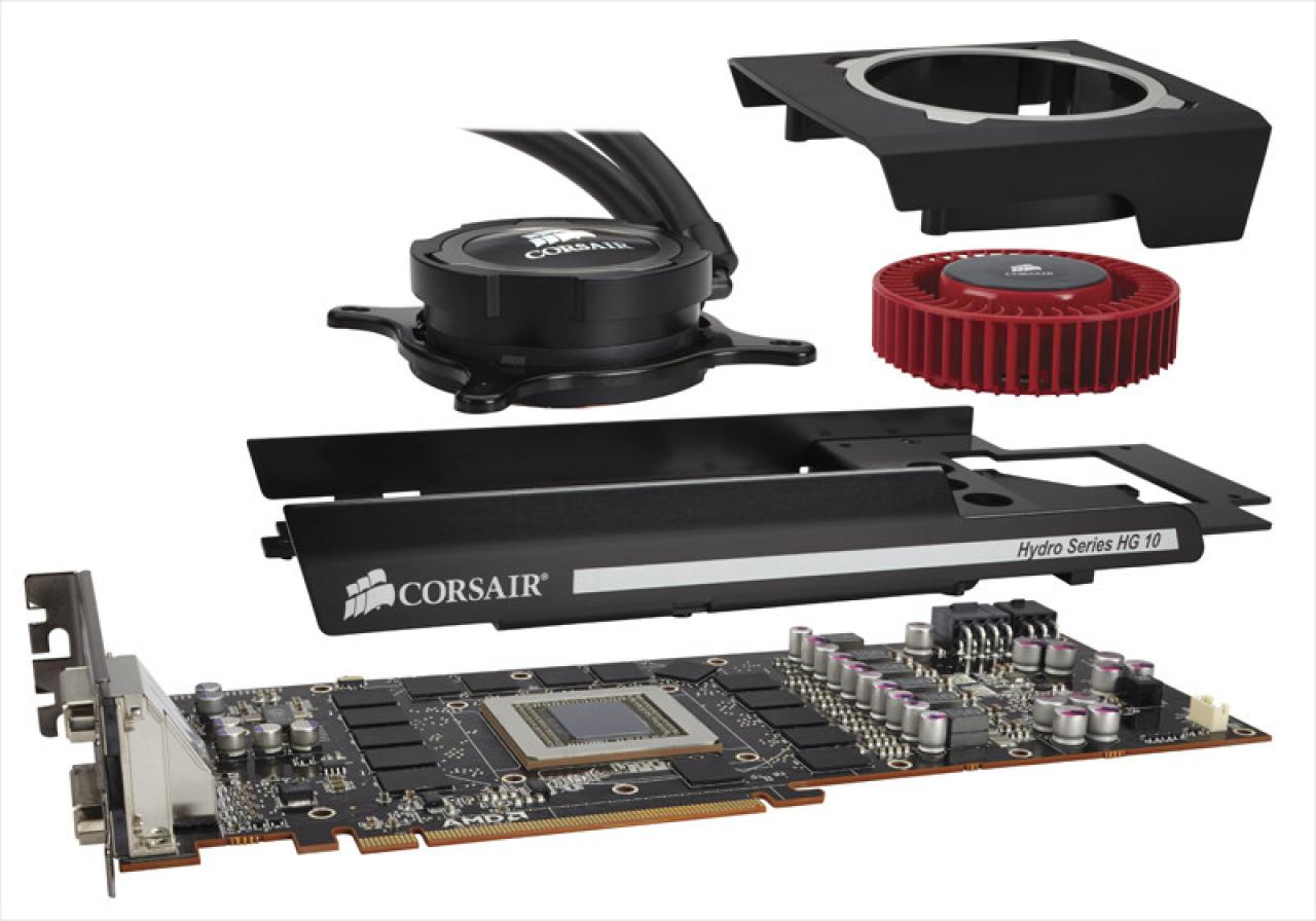 [20/11/2014] Komptakt-Wasserkühlung auf R9 290(X) installieren: Corsair HG10-Rahmen (1)