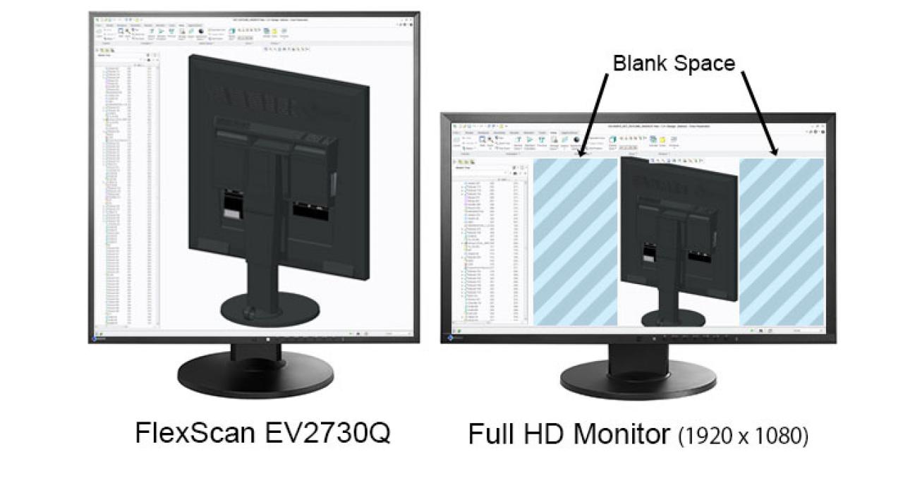 [21/11/2014] Quadratisch, praktisch, gut: Eizo Flexscan EV2730Q mit 1.920 × 1.920 Pixeln (1)