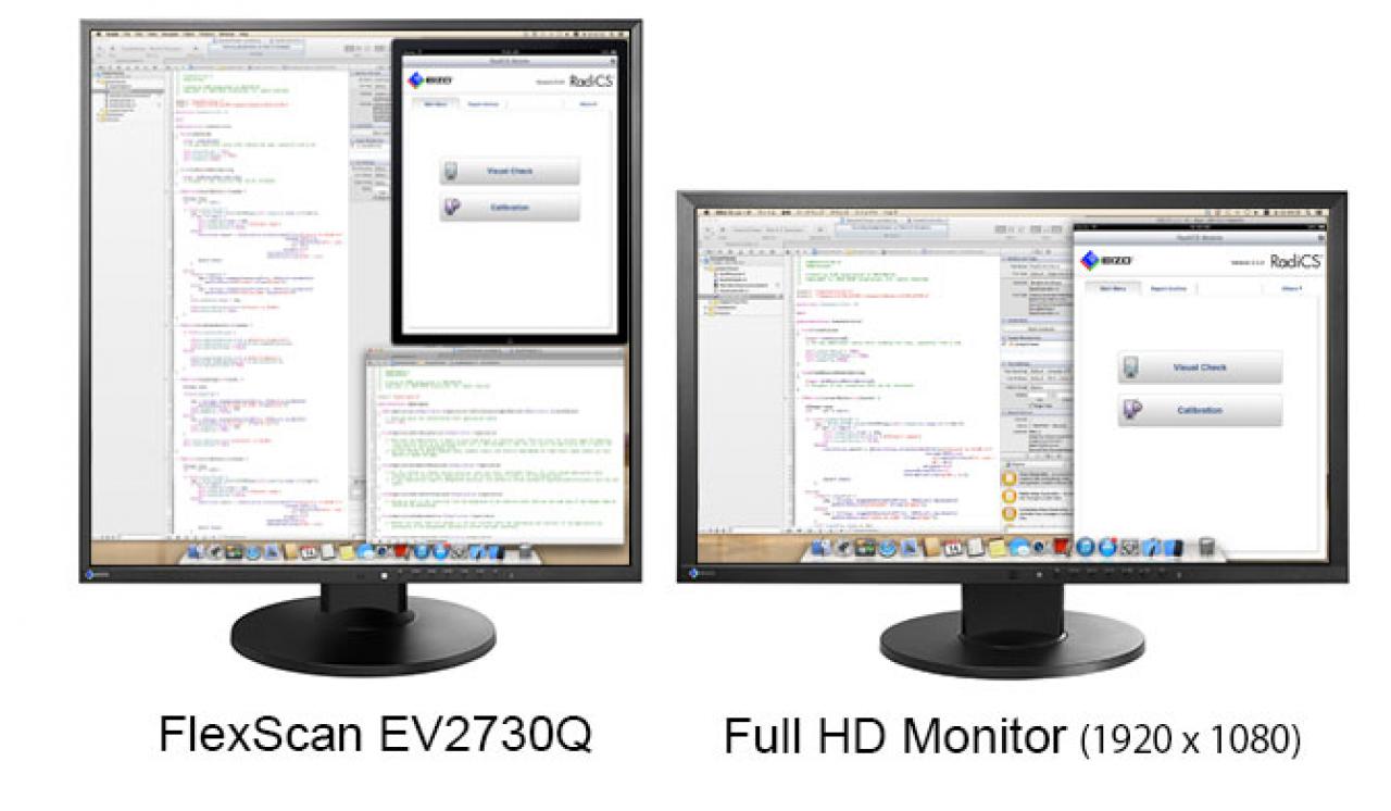 [21/11/2014] Quadratisch, praktisch, gut: Eizo Flexscan EV2730Q mit 1.920 × 1.920 Pixeln (2)