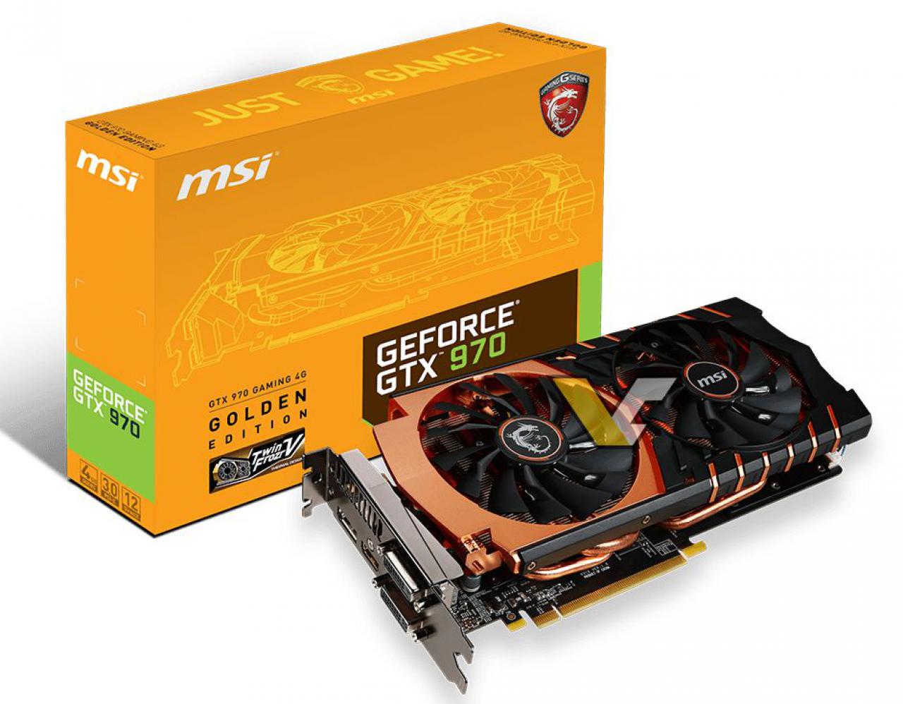 [09/11/2014] MSI Geforce GTX 970 Gold Edition: Bild der Verpackung aufgetaucht