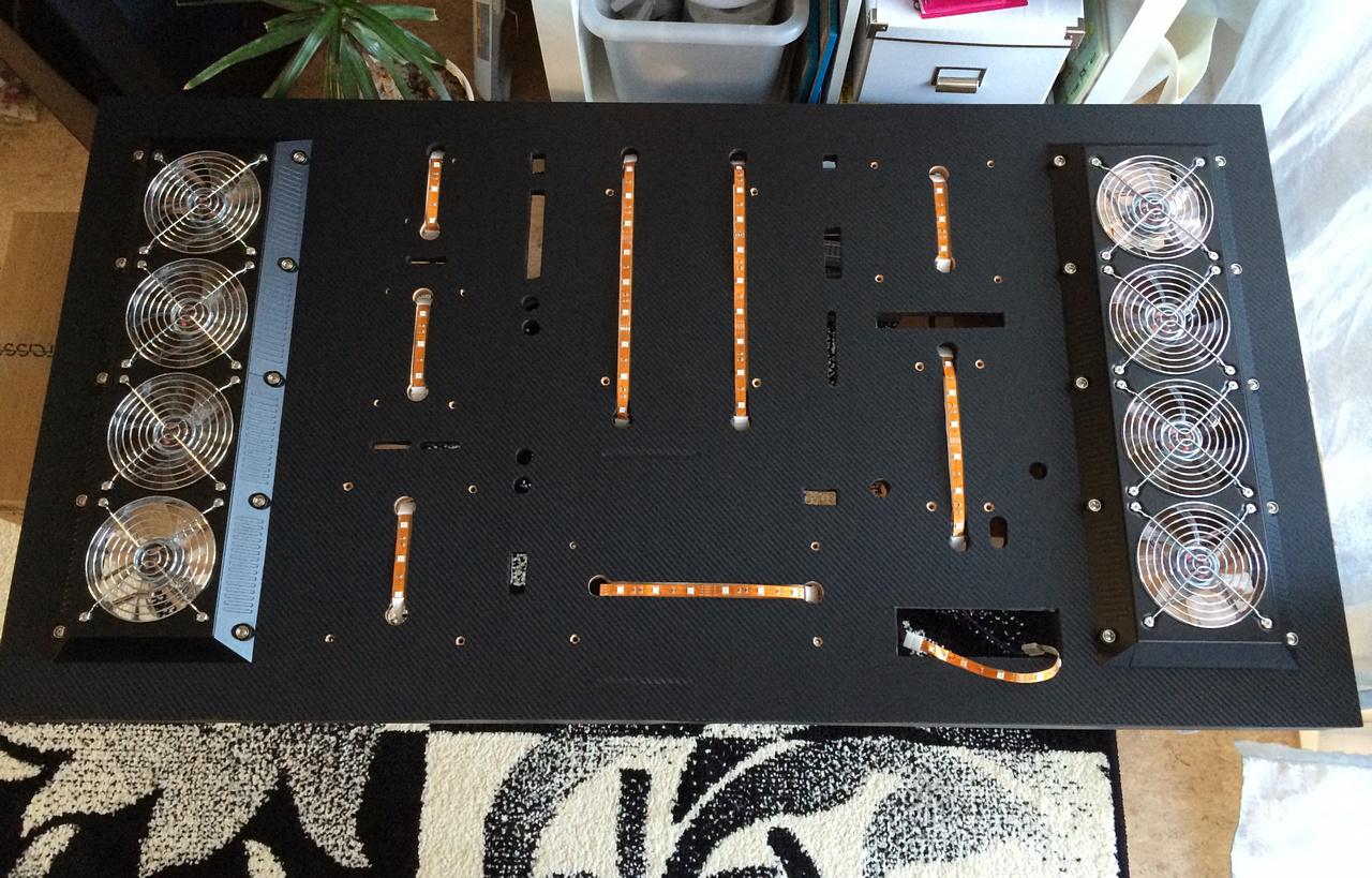 [28/11/2014] Ein PC wird an die Wand gehängt: Projekt eines PCGHX-Mitglieds (45)