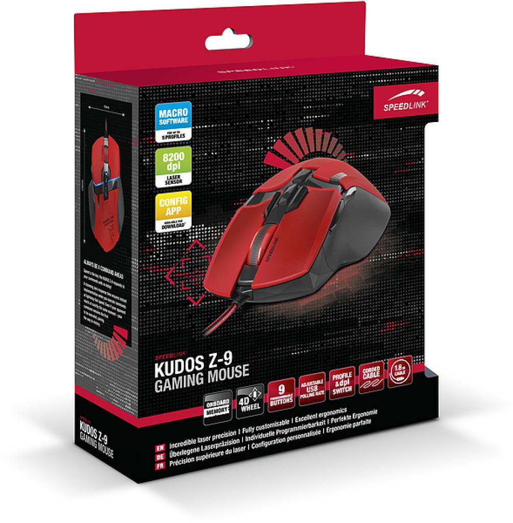 [27/11/2014] Gaming-Maus über Smartphone/Tablet steuern: Speedlink Kudos Z-9 (1)