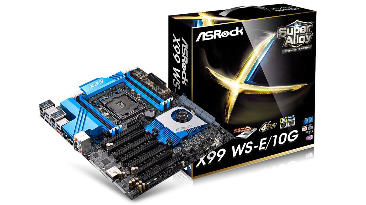 [01/12/2014] Asrock X99 WS-E/10G: Haswell-E(P)-Mainboard mit 10-Gbit-LAN (3)
