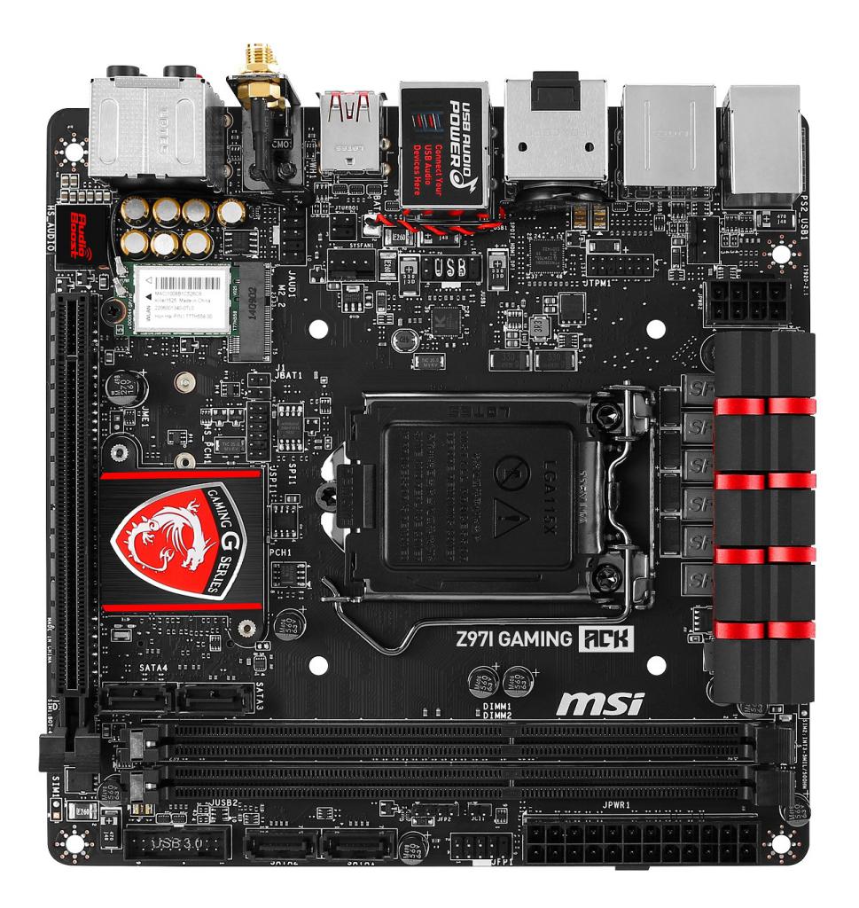 [19/12/2014] MSI Z97I Gaming ACK: Neuauflage mit 