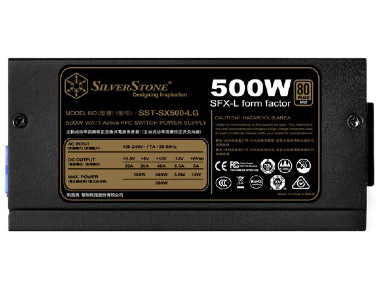 [17/12/2014] Effiziente Netzteil: Corsair mit 1.200W-Boliden, Silverstone mit 500W in SFX-L (2)