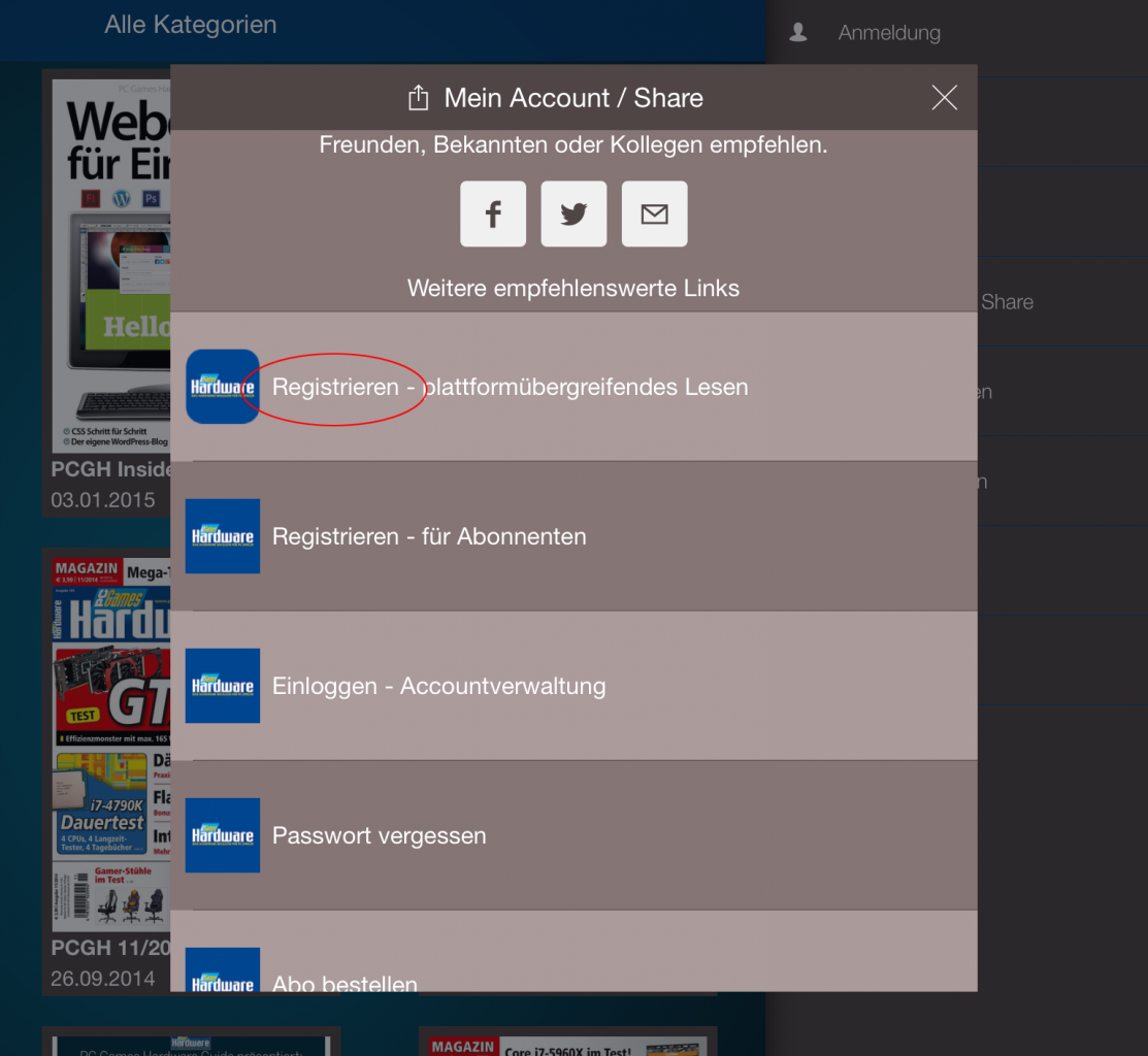 [23/01/2015] Optional: ... anschließend klicken Sie auf 