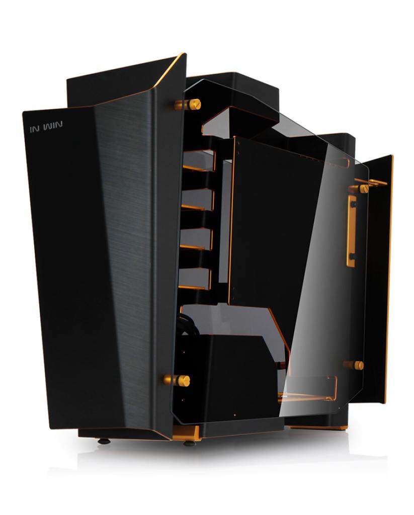 [25/01/2015] 25.01.2015 IN WIN S-Frame schwarz gold