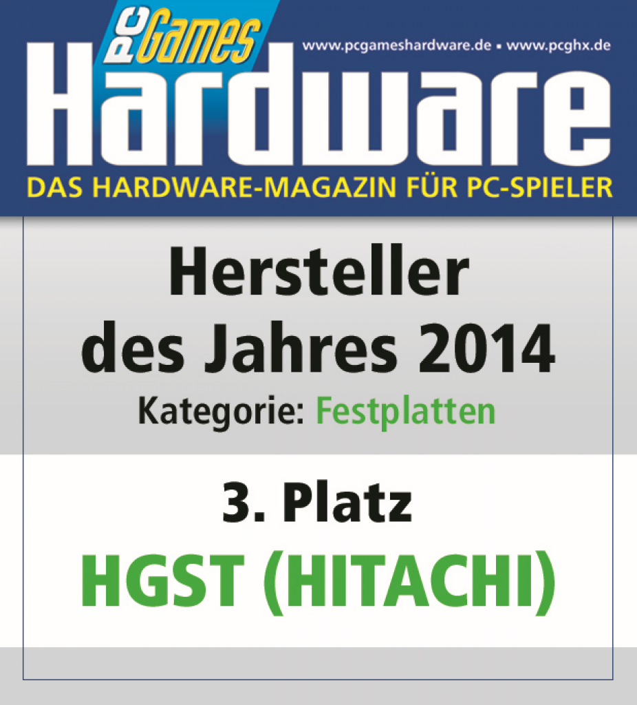 [27/01/2015] AWARD Festplatten Platz 3 Hitachi