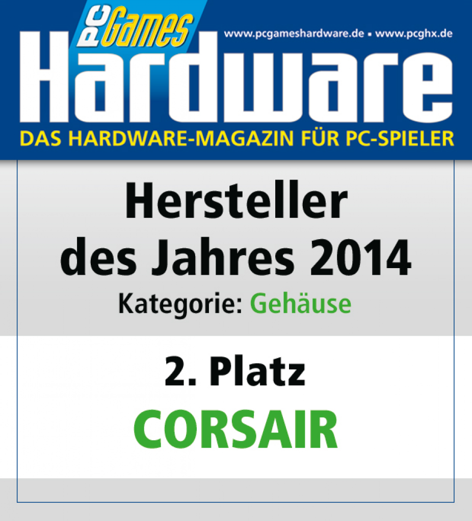[27/01/2015] AWARD Gehäuse Platz 2 Corsair