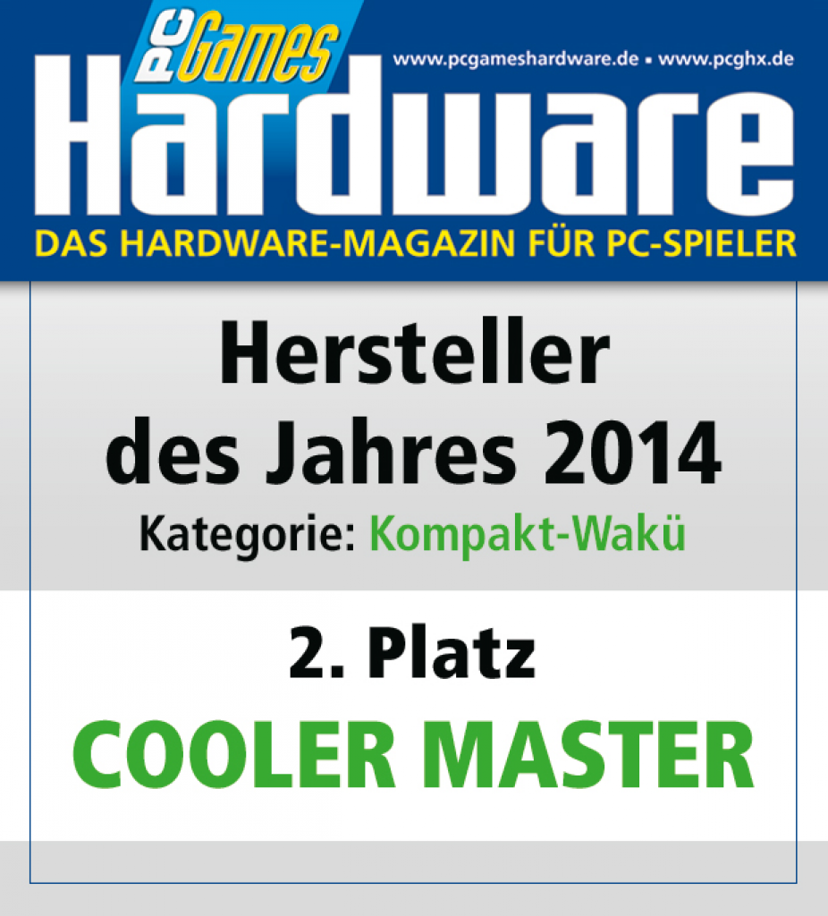 [27/01/2015] AWARD Kompakt Wakü Platz 2 Cooler Master