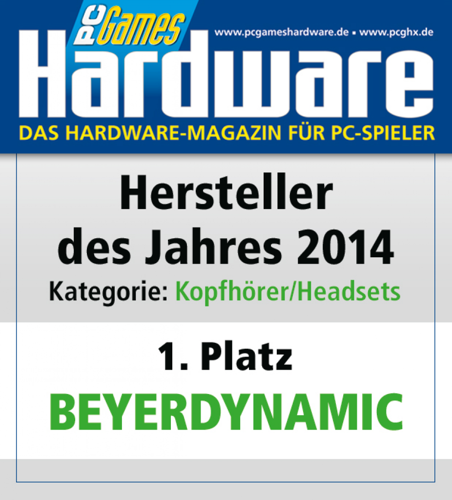 [27/01/2015] AWARD Kopfhörer Platz 1 Beyerdynamic