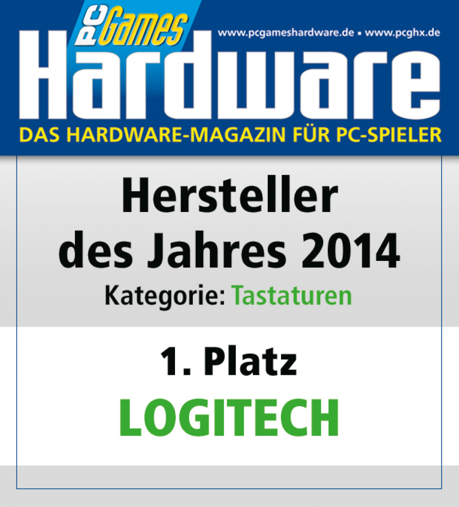 [27/01/2015] AWARD Tastaturen Platz 1 Logitech