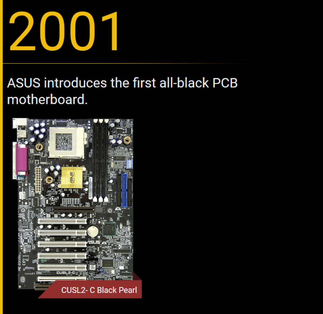 [15/01/2015] Asus verkauft 500 Mio. Mainboards: 25 Jahre Firmengeschichte im Zeitstrahl (7)
