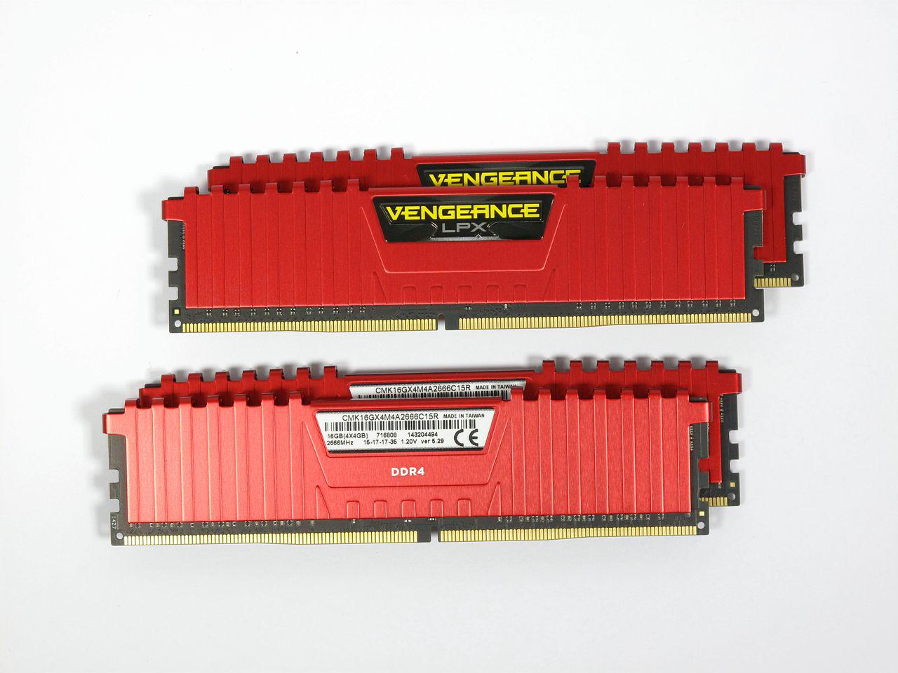 [21/01/2015] Corsair Vengeance LPX CMK16GX4M4A2666C15R