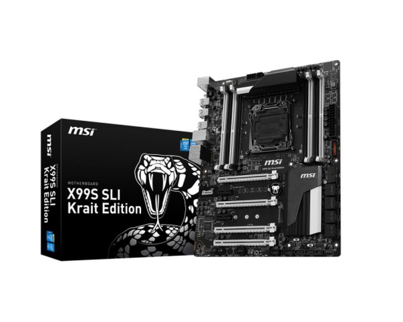 [05/01/2015] MSI X99S SLI Krait: Schwarz-weißes Haswell-E-Mainboard mit Intel-LAN (1)
