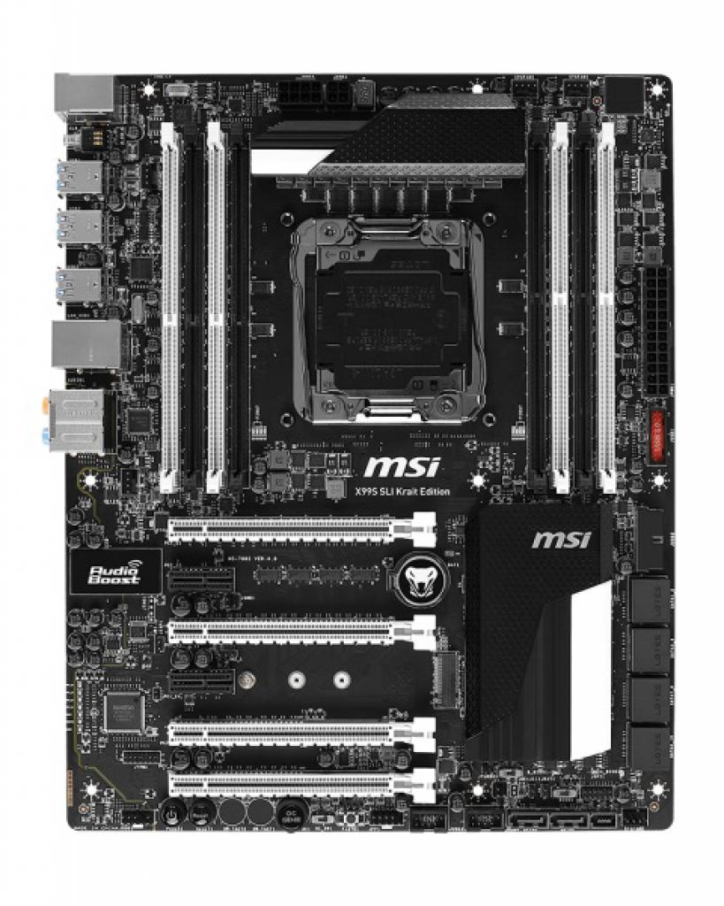 [05/01/2015] MSI X99S SLI Krait: Schwarz-weißes Haswell-E-Mainboard mit Intel-LAN (2)