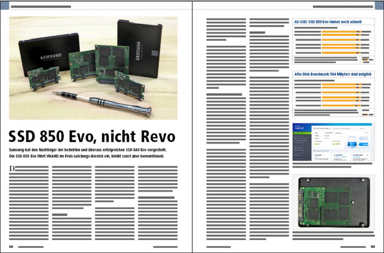 [05/01/2015] PCGH #172 (02-2015): Samsung SSD 850 Evo