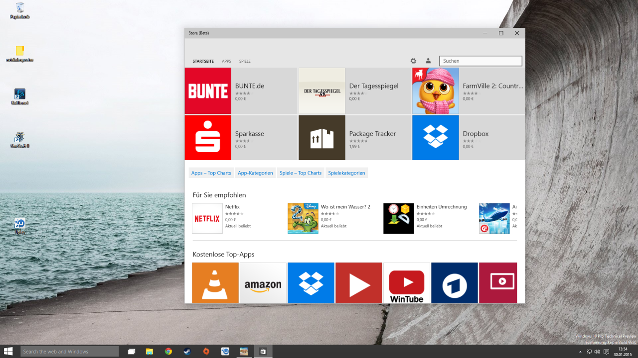 [30/01/2015] Windows: January Technical Preview im Test (6)