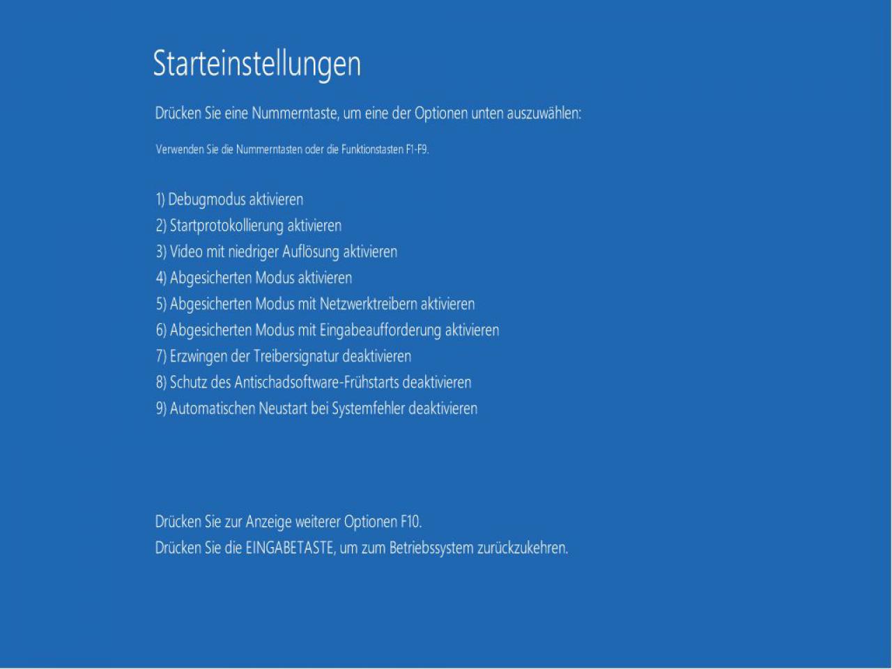 [15/01/2015] Medthode 1: Nach dem Neustart wählen Sie hier mit 