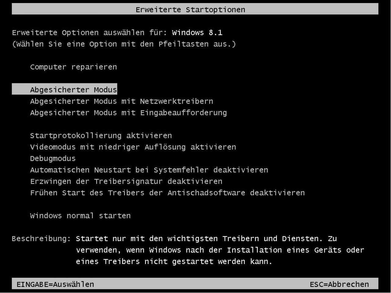 [15/01/2015] Methode 2: Nach einem Neustart können Sie mit 