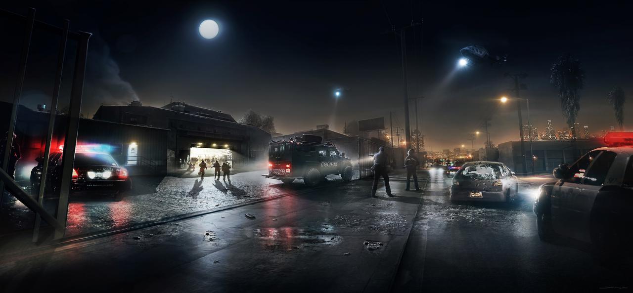 [19/02/2015] Battlefield Hardline: Konzeptgrafiken zeigen den Grafikstil des Polizei-Shooters (4)