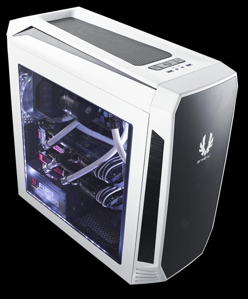 [27/02/2015] Bitfenix Aegis: Midi-Tower mit Front-Display und Wakü-Optionen (2)