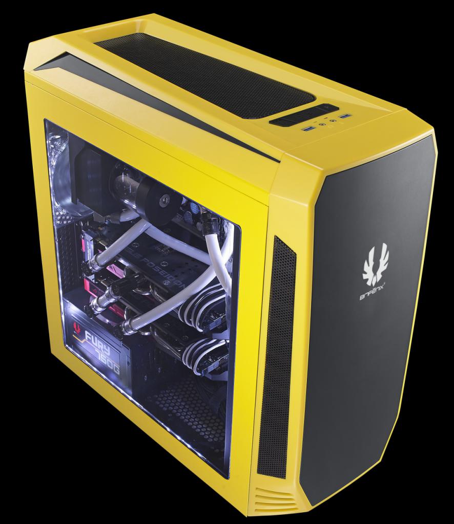 [27/02/2015] Bitfenix Aegis: Midi-Tower mit Front-Display und Wakü-Optionen (5)