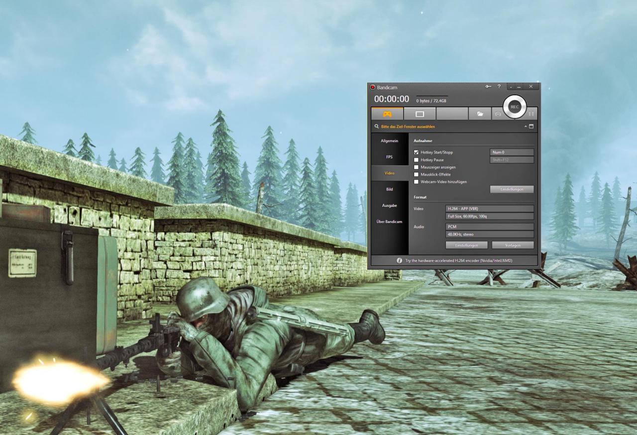 [22/02/2015] Spiele aufnehmen: Bandicam