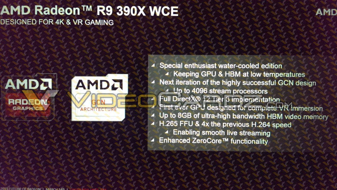 [16/03/2015] AMD R9 390X: Neue Folien zeigen 8 GiByte 
