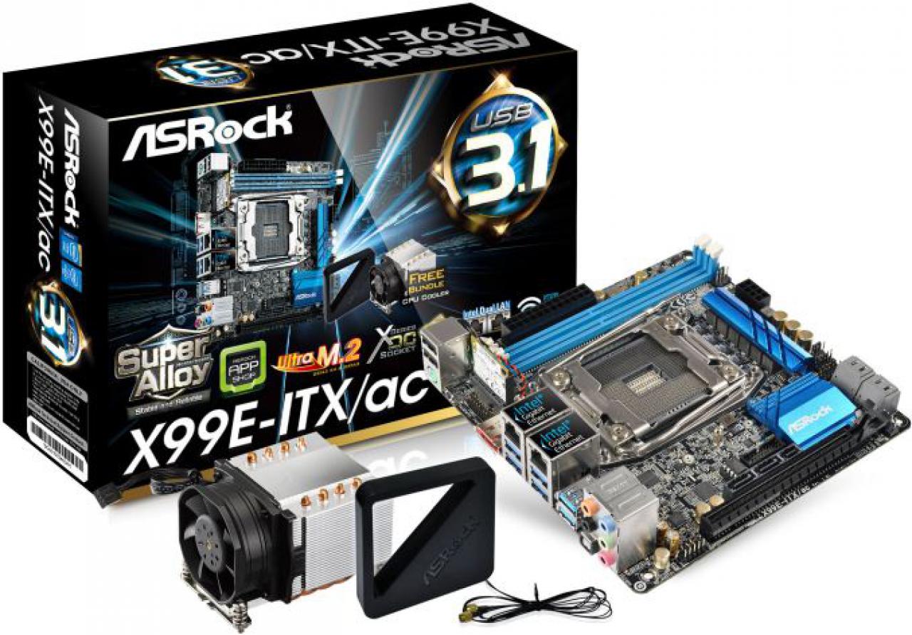 [13/03/2015] Asrock X99E-ITX/ac: Erstes X99-Mainboard im Mini-ITX-Format (1)