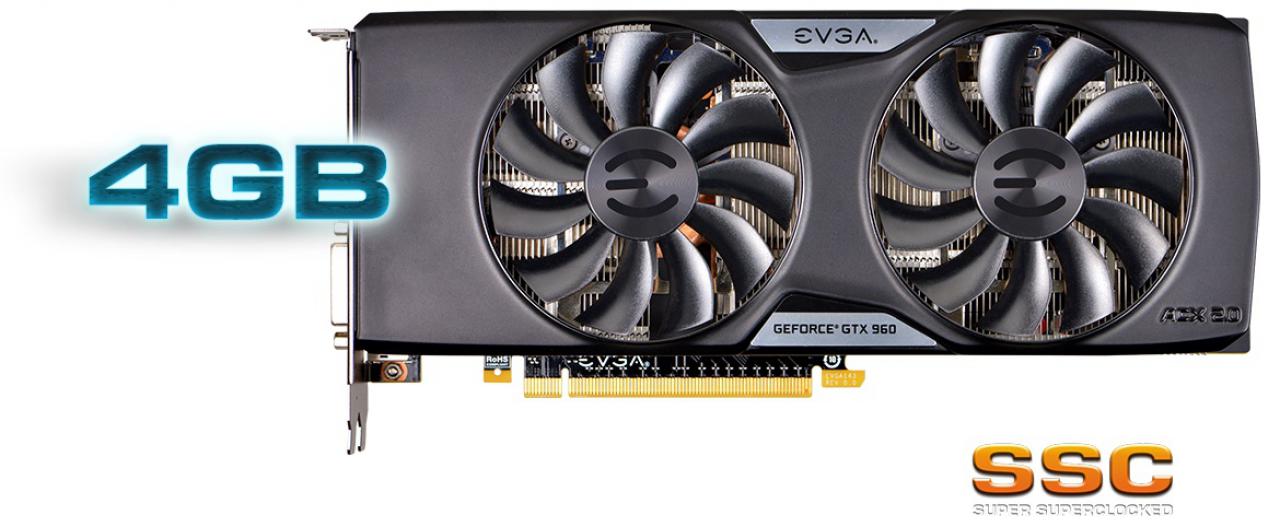 [09/03/2015] GTX 960 mit 4 GiByte: Custom-Designs von Asus, EVGA, Gigabyte und Inno3D