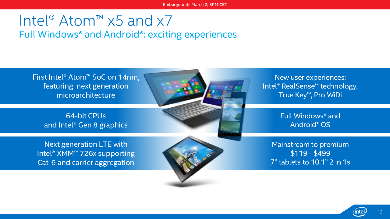 [02/03/2015] Atom x3, x5 & x7: Intel kündigt ARM- und Cherry-Trail-basierte SoCs an (12)
