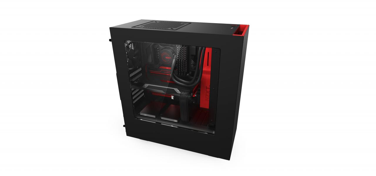 [23/03/2015] NZXT S340 Interieur mit verbauter Hardware