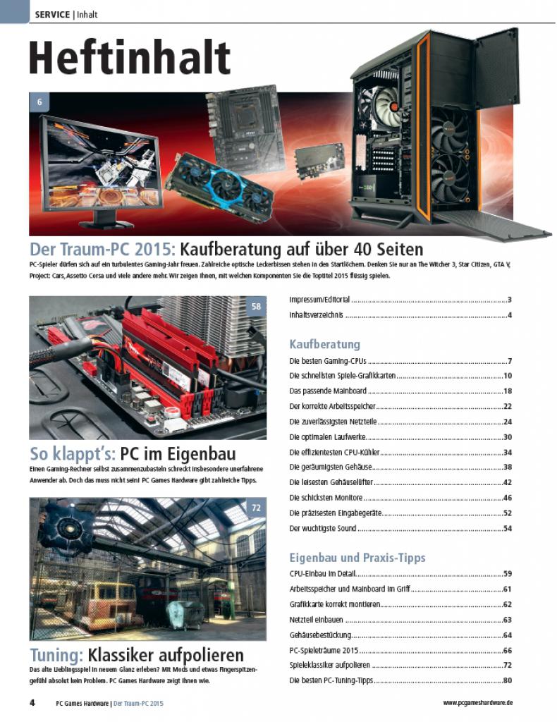 [13/03/2015] PC Games Hardware Sonderheft 01/2015: Der Traum-PC 2015