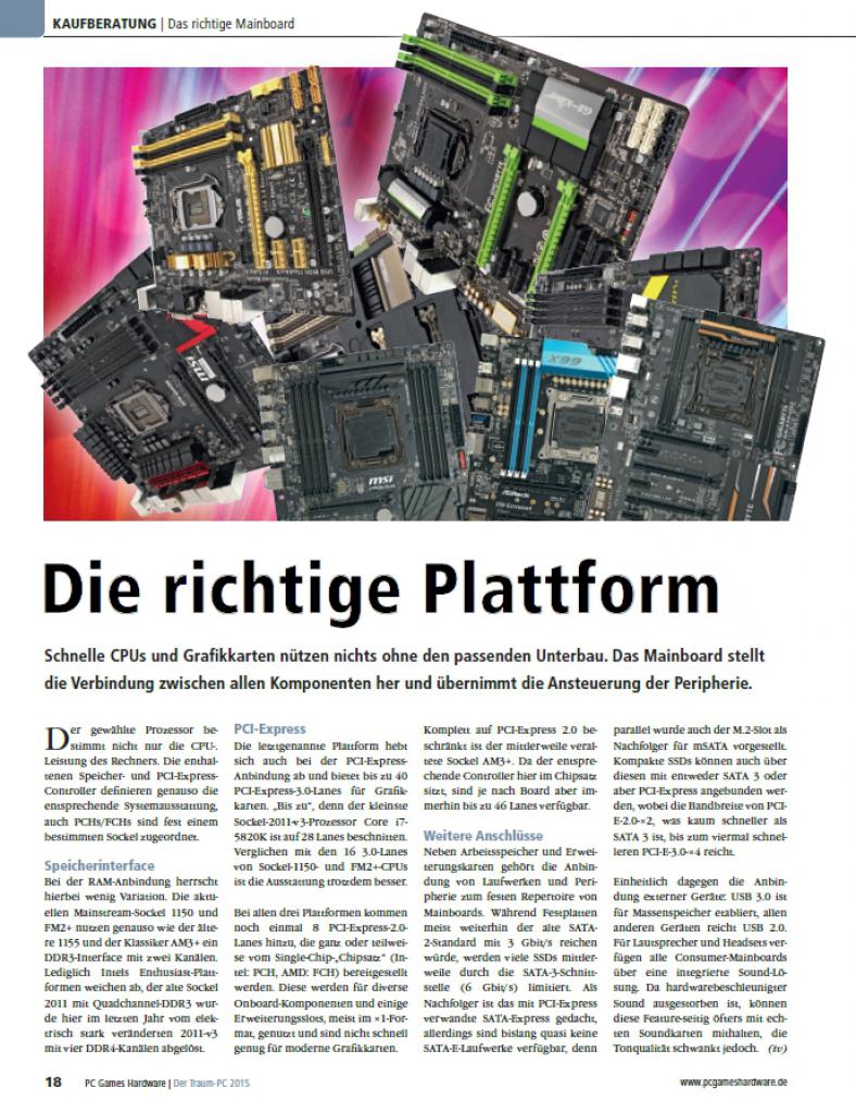 [13/03/2015] PC Games Hardware Sonderheft 01/2015: Der Traum-PC 2015