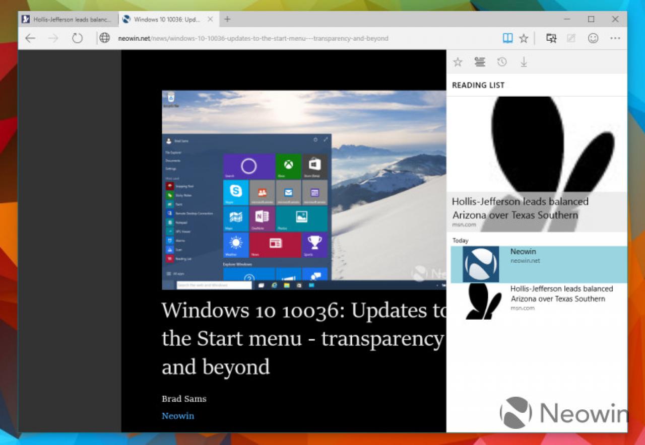 [21/03/2015] Windows 10: Bilder aus dem Lesemodus des Internet Explorer-Nachfolgers Spartan (4)